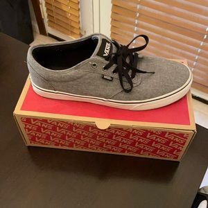 Gray Vans only worn once. OLD SKOOL LITE